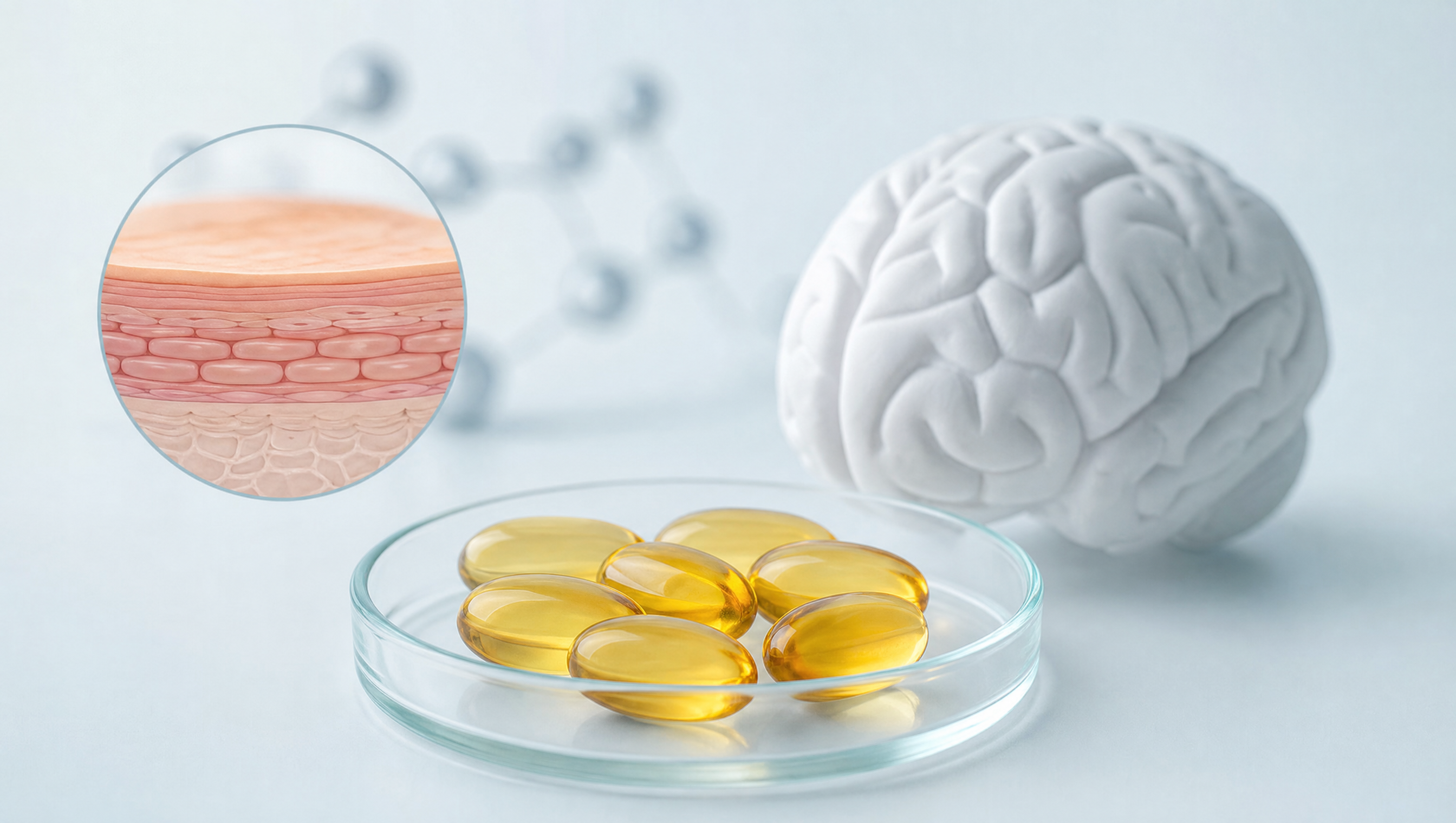 The Evidence on Omega-3s for Aging, Skin, and Brain